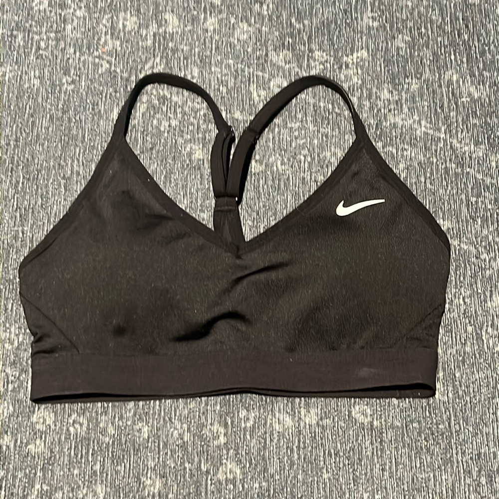 Nike black sports bra